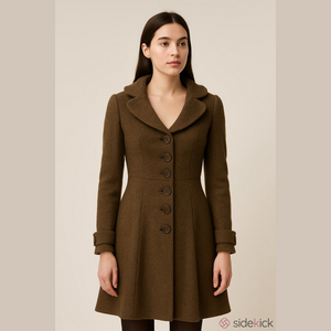 Nanette Lepore Brown Long Sleeve Dress XS NWT Virgin Wool Blend
